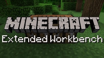 Minecraft Mods - Extended Workbench | Craft an epic Sword!
