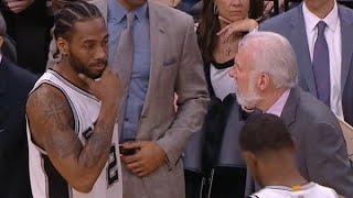 This is WHY KAWHI left the Spurs. Popovich yells at him.
