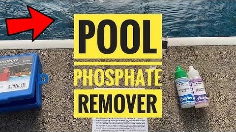 Pool Phosphate treatment for a customer