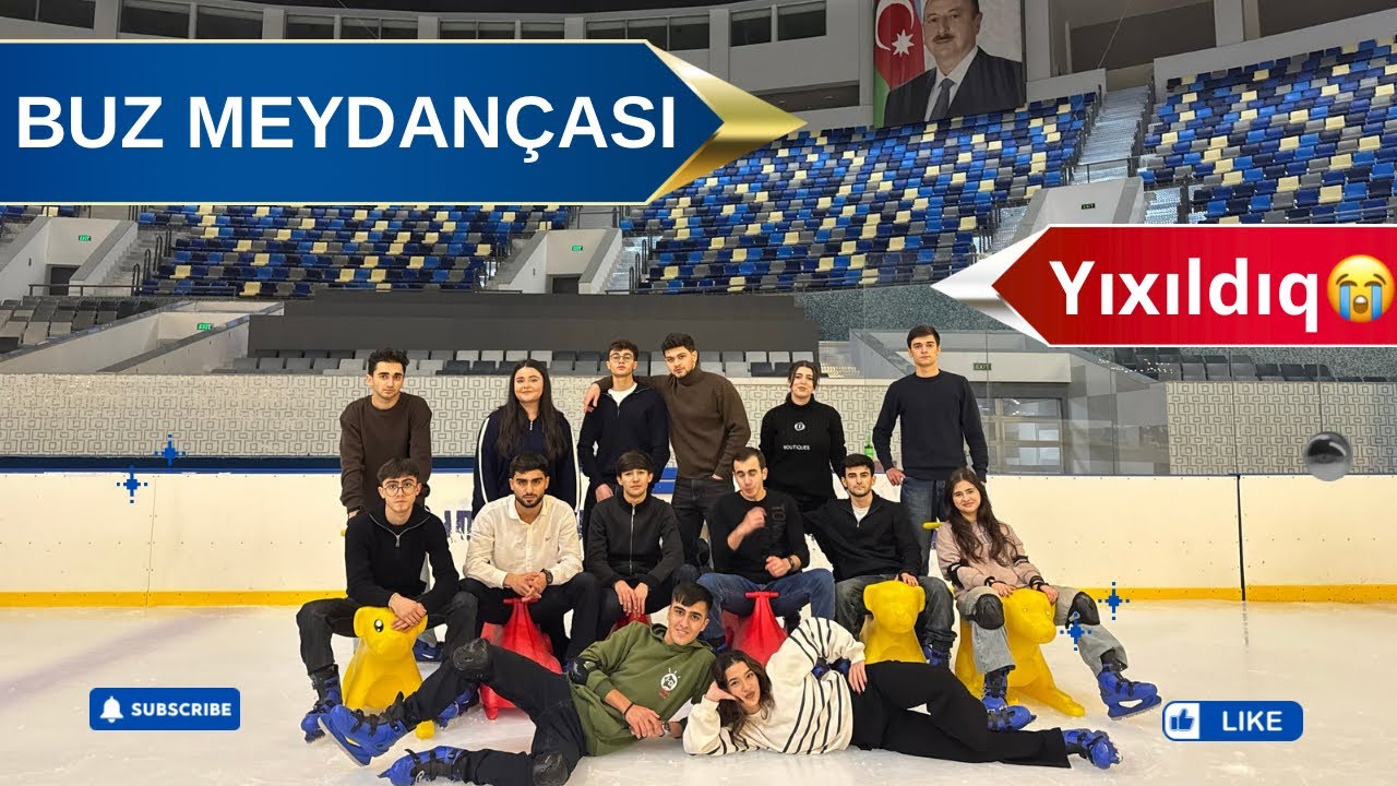 QRUP YOLDAŞLARIMLA BUZ MEYDANÇASI❄️⛸️