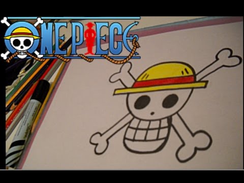 One Piece Como dibujar la calavera de los Mugiwara paso a paso (step by step) FINAL ÉPICO !