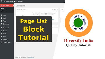 Gutenberg Page List Block: How to Show List of Pages in WordPress #wordpress