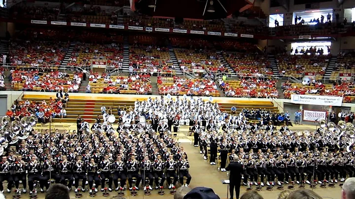 OSUMB 9 10 2011  St  Johns Areana Skull Session Entire Big Bands Halftime Show vs Toledo 5 MVI 1492