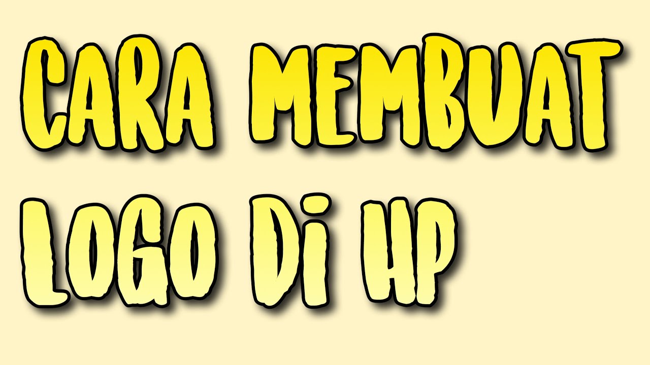 Cara membuat logo di HP (simpel)|mnhalika 12✨❣️