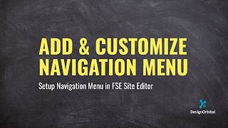 How to Add a Navigation Menu in WordPress FSE Site Editor