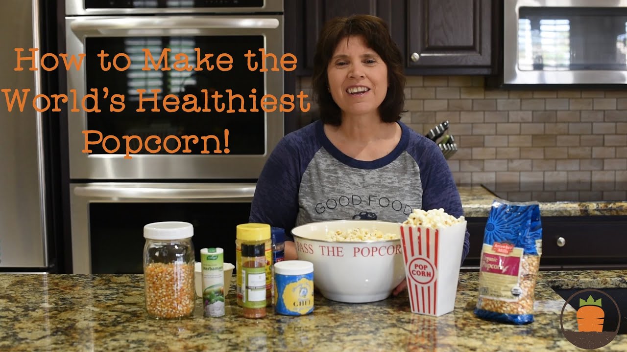 How to Make Healthy Popcorn - YouTube