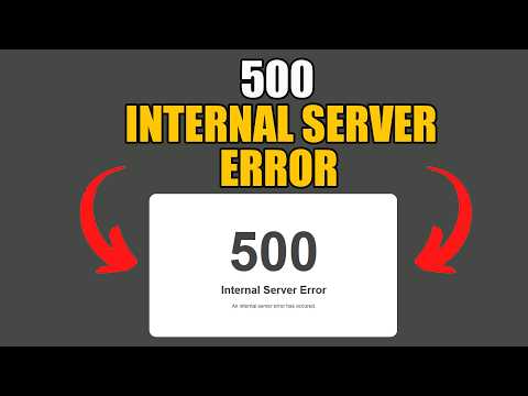 How to Fix Error 500 | Internal Server Error 500 Problem  | How to Fix HTTP Error 500 on Any Browser