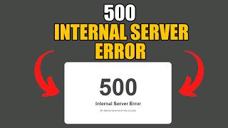 How to Fix Error 500 | Internal Server Error 500 Problem  | How to Fix HTTP Error 500 on Any Browser