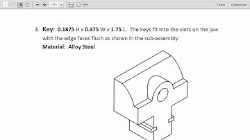 Autodesk Inventor Tutorials Vise Part 3-Key