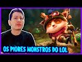 MORENO REAGINDO AOS MONSTROS HORRENDOS DE LEAGUE OF LEGENDS