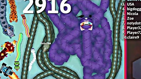 Snake Io Snakezilla Vs Misty Map Epic Gameplay Snake Io Snake Game