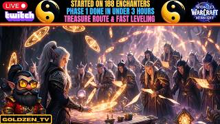 I Set Up 16 ENCHANTERS in ONE Stream! Phase 1 Alt Army Setup (256 Alchemists + 188 Enchanters)
