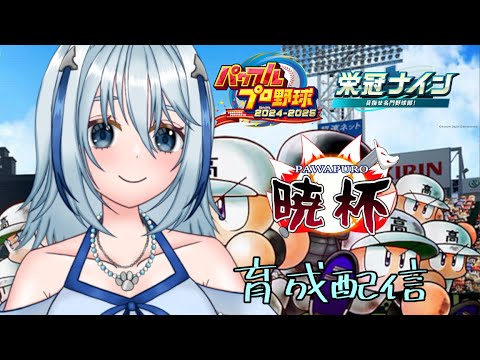 【#パワプロ2025】#第七回パワプロ暁杯 育成配信 part4【白野威リオ/VTuber】