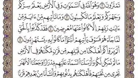 سورة الأنعام الشيخ ياسر الدوسري صفحة ١٢٨