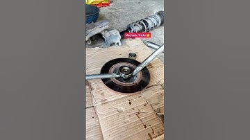 Without professional tools bearing remove #shorts #carhacks #mechanic #tools