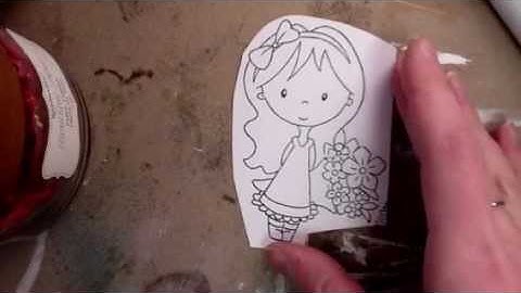 Copic coloring and card making in real time tutorial (part 1 of 6)