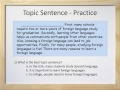 Paragraphs part ii   topic sentences