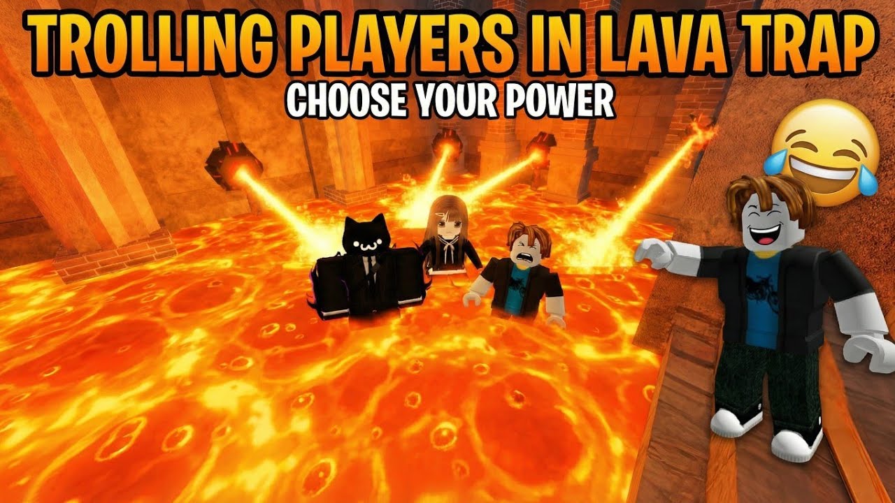 Trolling Everyone with Volcano Trap & Different Abilities in Choose your Power 🤣 | 