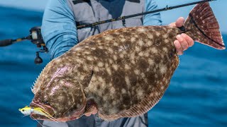 Doormat Fluke on Nantucket Shoals | Jigging for Summer Flounder | S19 E05 screenshot 4