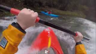 Upper Upper Calapooia River, 1000cfs (est) - Oregon Whitewater Kayaking
