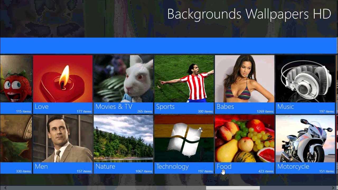 Windows 8.1 background wallpaper hd app review - YouTube