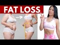 FULL BODY FAT LOSS + easy standing abs, daily routine for overweight &amp; obesity, no jumping