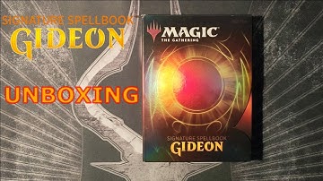 Signature Spellbook GIDEON Unboxing Magic The Gathering