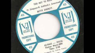 BETTY EVERETT - TOO HOT TO HOLD chords