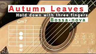 ♬Autumn Leaves♪ simple bossanova chord form