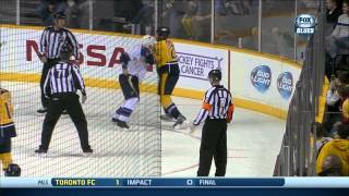 Matt Hendricks Vs Barret Jackman Fight St. Louis Blues Vs Nashville Predators 102613 Nhl Hockey