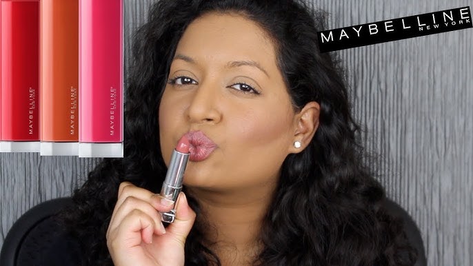 NEW* Maybelline Made For All Color Sensational Lipsticks Try On & Review -  YouTube