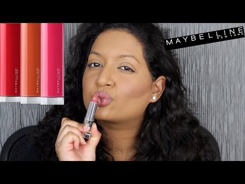 Video: Maybelline Color Sensational, Moisture Extreme dan Satin Lipsticks