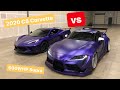 Racing my C8 Corvette vs my Supra