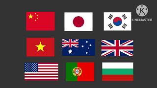 My Flags 54 Logo Animation ( Max- 1 - 54 ) ( Fixed ) Ltd., Co Production 2019 ( 8966 )