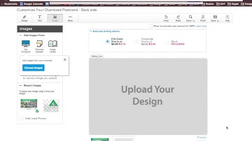 How to Upload a Complete Design to Print and Mail using Vistaprint
