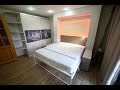 #projects FLAT - Wall bed w RGB LED and facades w print