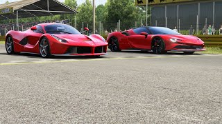 Video produced by assetto corsa racing simulator
http://www.assettocorsa.net/en/ the ferrari sf90 stradale mod credits
are: virtua sports cars & rallye acade...