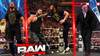 WWE Raw 11 May 2026 - Roman Reigns BRUTALLY ATTACKS Jacob Fatu, John Cena Reveals New Championship ?