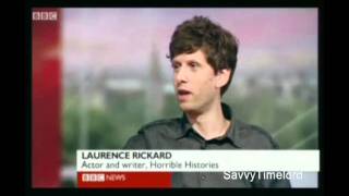 Horrible Histories-Larry Rickard & Mat Baynton- BBC News Interview