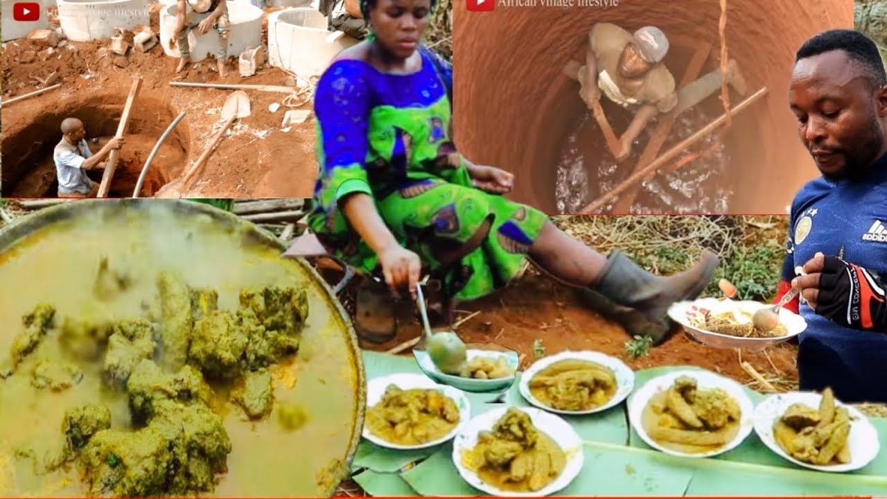 ОЧЕНЬ ВКУСНЫЙ РЕЦЕПТ КОНДРЭ У КОЛОДЦА | @Africanvillagelifestyle