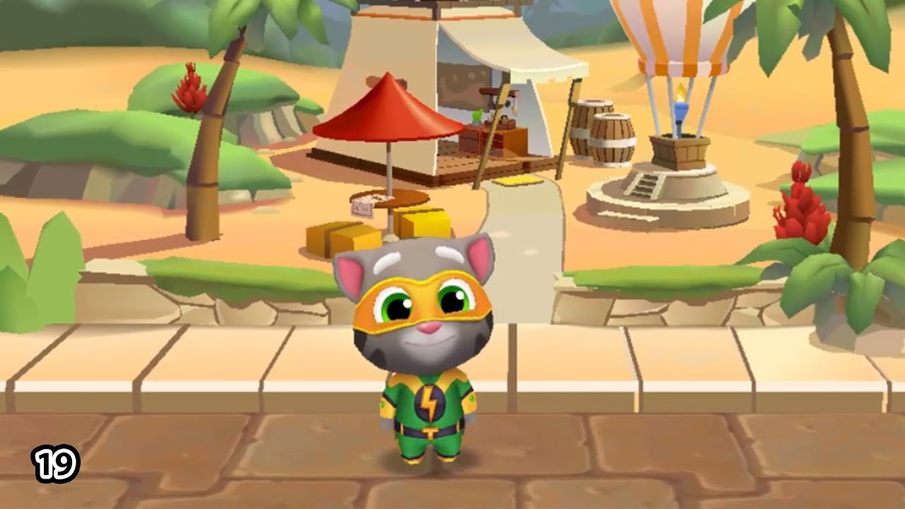 Talking Tom Gold Run PC Gameplay Part 19 FullScreen