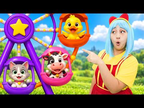 Ferris Wheel with Animals! 🎡🐶 | TigiBoo Kids Songs