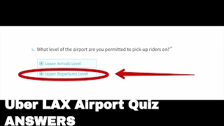 🚗 🚕   Uber LAX Airport Permit Quiz Test Answers