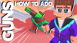 How to add GUNS in MineFun.io Custom Games