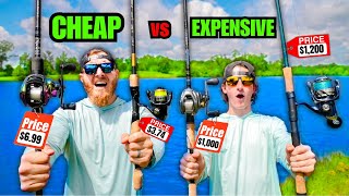 1v1 CHEAPEST vs MOST EXPENSIVE Fishing CHALLENGE (DISGUSTING Punishment)