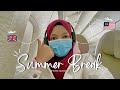 VLOG 🇬🇧🇲🇾 (SUMMER BREAK) Flying back to Malaysia during PANDEMIC 😷 | Quarantine 14 days