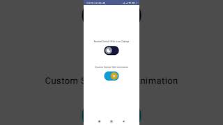 Custom Animated Switch In Jetpack Compose #shots #andriod #jetpackcompose #androidstudio #learning