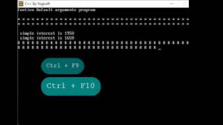 Write a C++ program that calculates Simple Interest using default arguments values.
