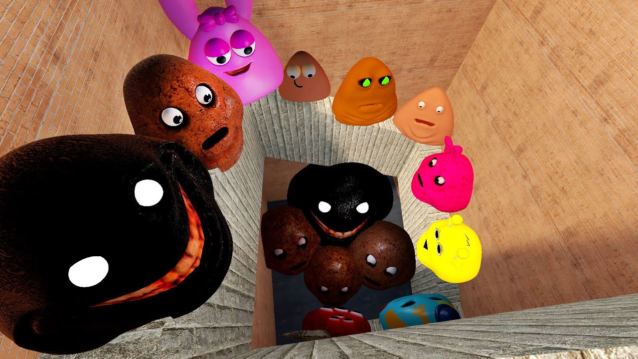 😱СЕМЬЯ ПОУ БОУ ИЗ МАГАЗИНА «МЕСТЬ БОУ» в БОЛЬШОМ СТРАШНОМ ЛАБИРИНТЕ В Garry's Mod!