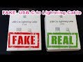 Fake Apple USB C To Lightning Cable iPhone X Fast Charging